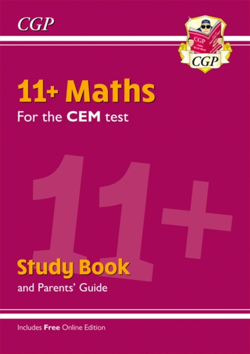 11+ Cem Maths Study Book (With Parents’ Guide & Online Edition)/Product Detail/Maths
