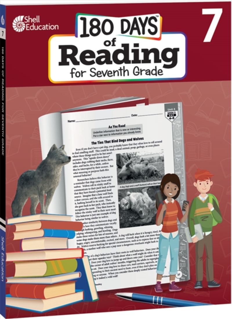 180 Days(Tm): Reading For Seventh Grade : Practice, Assess, Diagnose/Product Detail/English