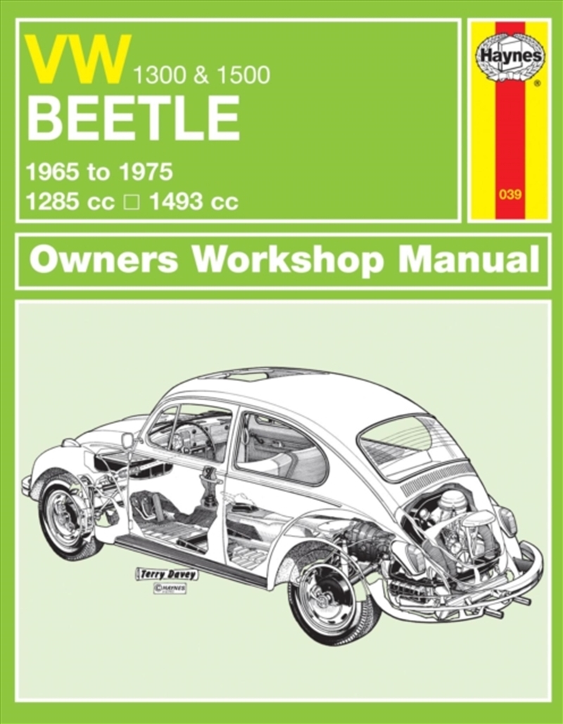 Vw Beetle 1300 & 1500 (65 - 75) Haynes Repair Manual/Product Detail/Transportation