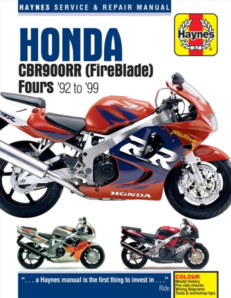 Honda Cbr900Rr Fireblade (92 - 99) Haynes Repair Manual/Product Detail/Transportation
