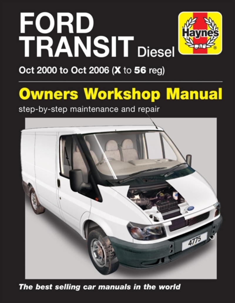 Ford Transit Diesel (Oct 00 - Oct 06) Haynes Repair Manual/Product Detail/Transportation
