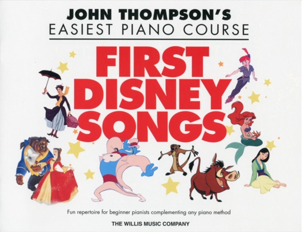First Disney Songs : John Thompson's Easiest Piano Course - 8 Disney Solos/Product Detail/Media