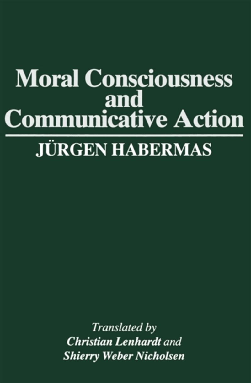 Moral Consciousness And Communicative Action/Product Detail/Reading