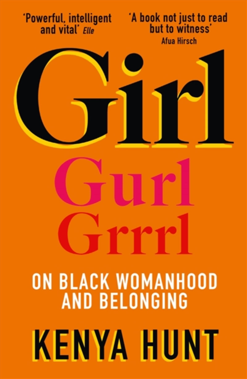 Girl : On Black Womanhood And Belonging/Product Detail/Literature & Poetry