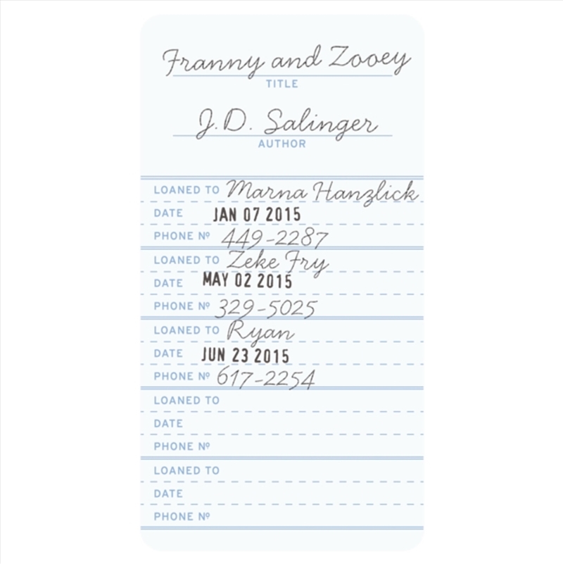 Knock Knock Personal Library Kit Refill/Product Detail/Stationery