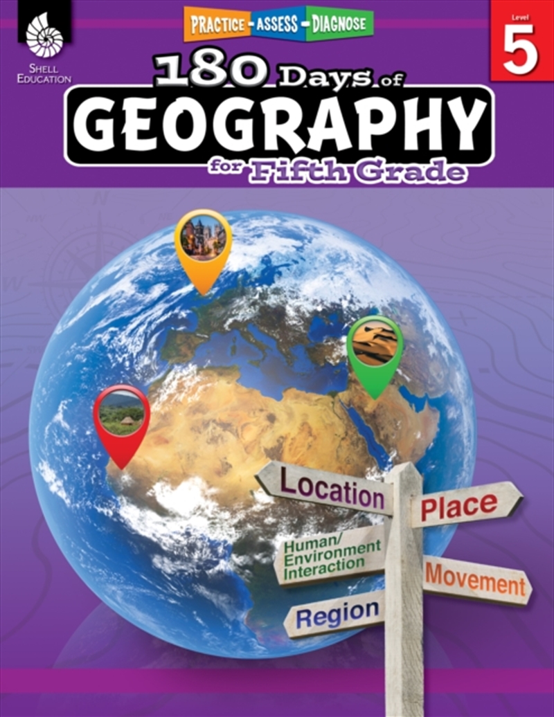 180 Days: Geography For Fifth Grade : Practice, Assess, Diagnose/Product Detail/Teaching