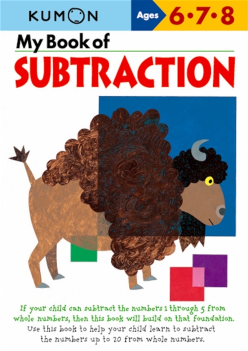 My Book Of Subtraction/Product Detail/Maths