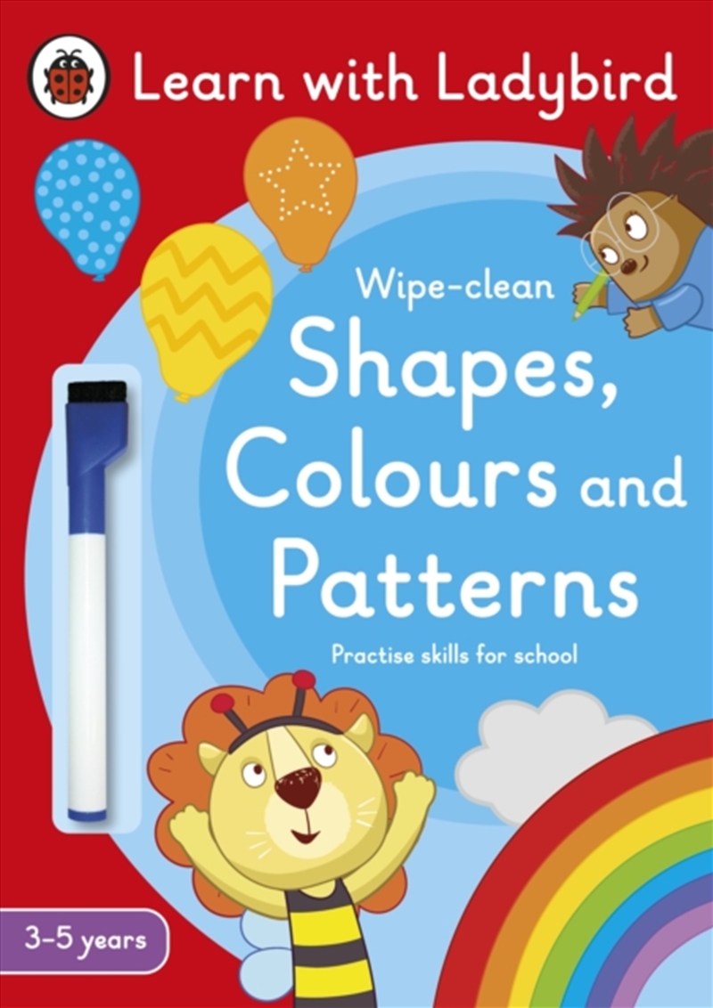 Shapes, Colours And Patterns: A Learn With Ladybird Wipe-Clean Activity Book (3-5 Years) : Ideal For/Product Detail/Kids Activity Books