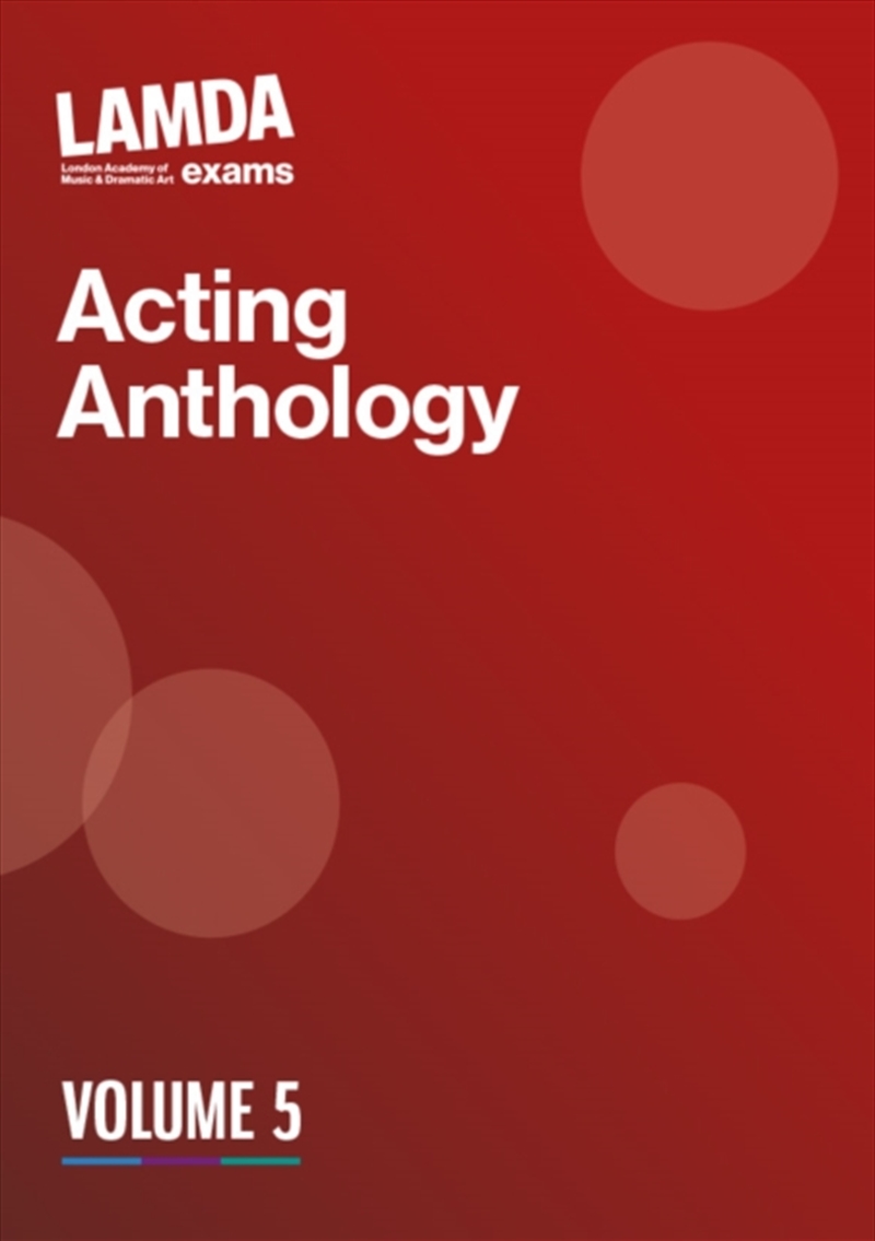 Lamda Acting Anthology: Volume 5/Product Detail/Media