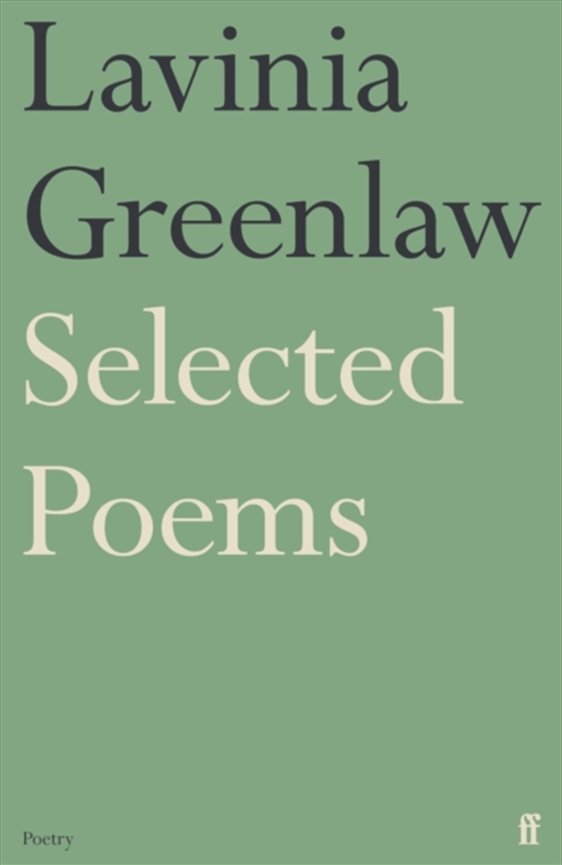 Selected Poems/Product Detail/Poetry