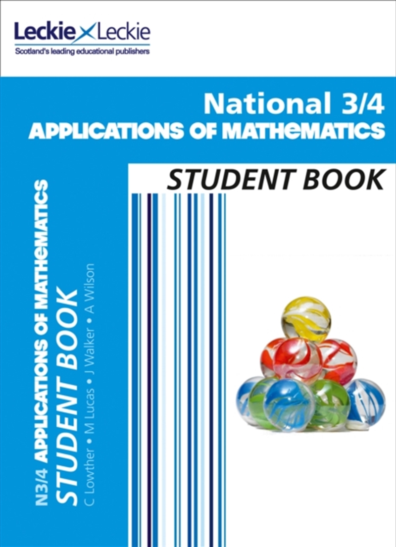 National 3/4 Applications Of Maths : Comprehensive Textbook For The Cfe/Product Detail/Maths