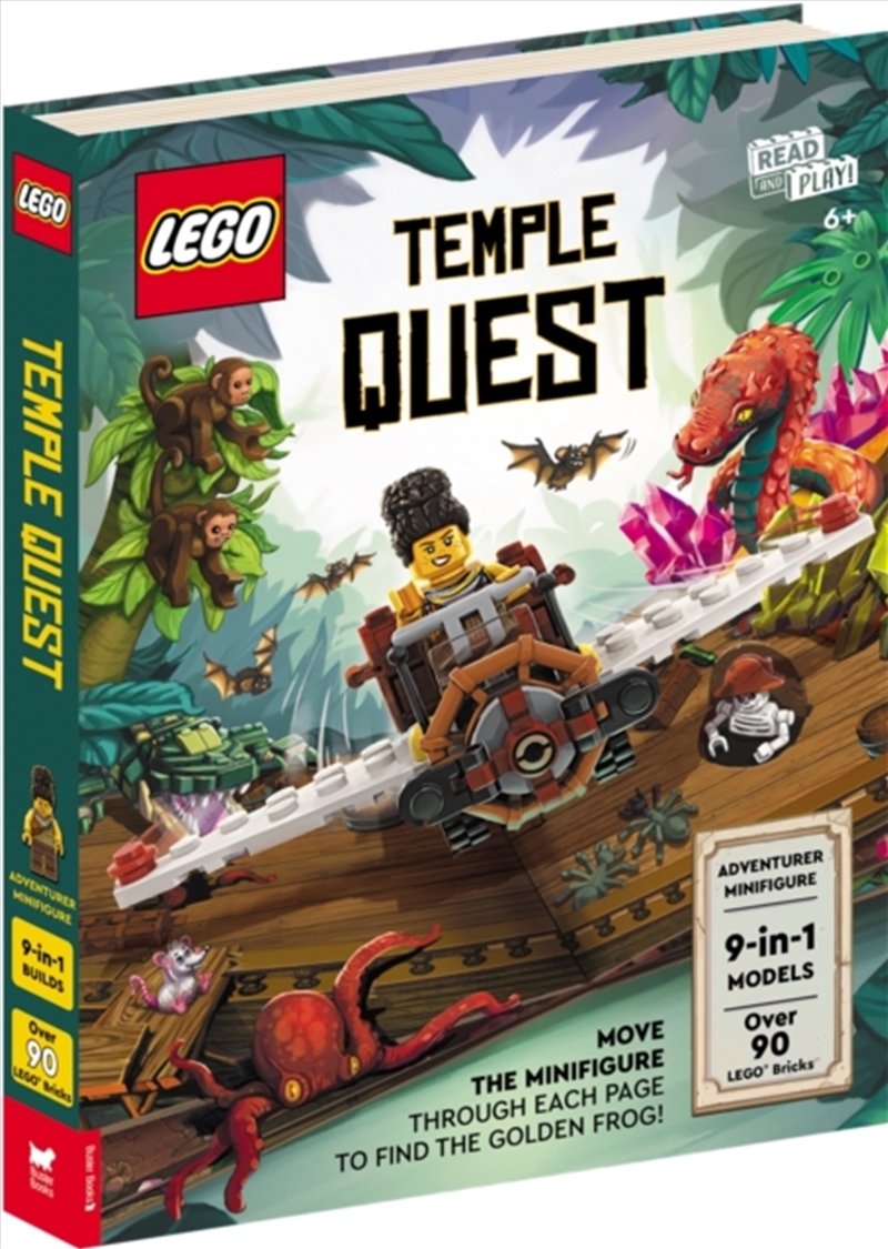Lego Books: Temple Quest (With Adventurer Minifigure, Nine Buildable Models, Play Scenes And Over 90/Product Detail/Kids Activity Books