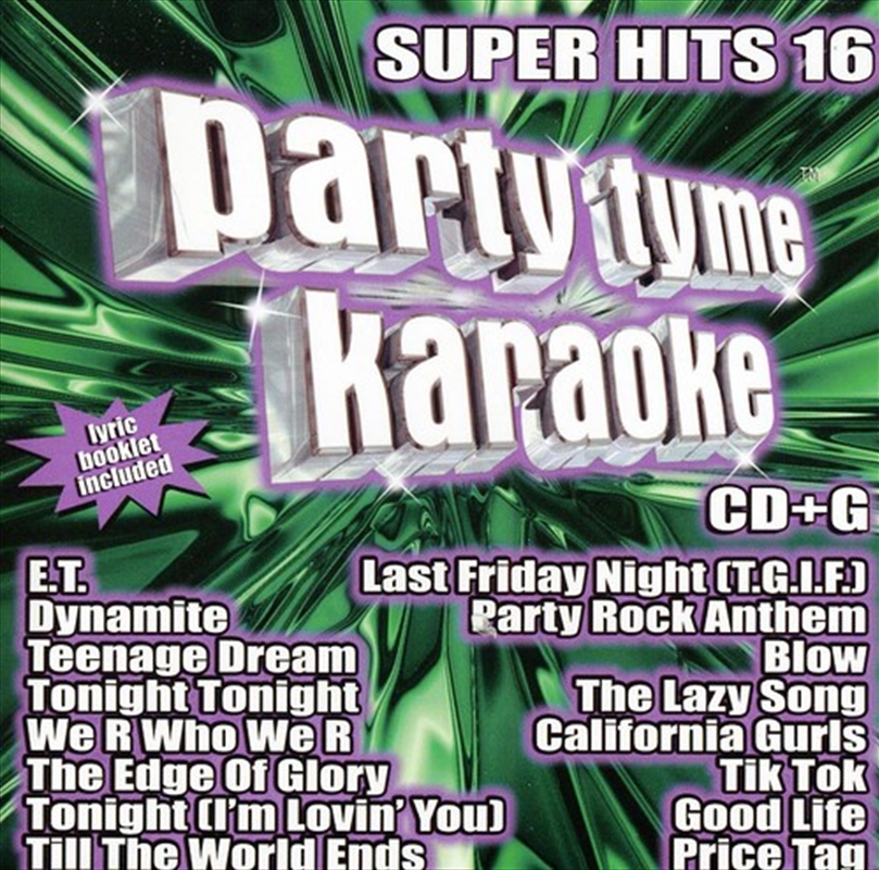 Buy Party Tyme Karaoke Super Hits; V16 Online Sanity