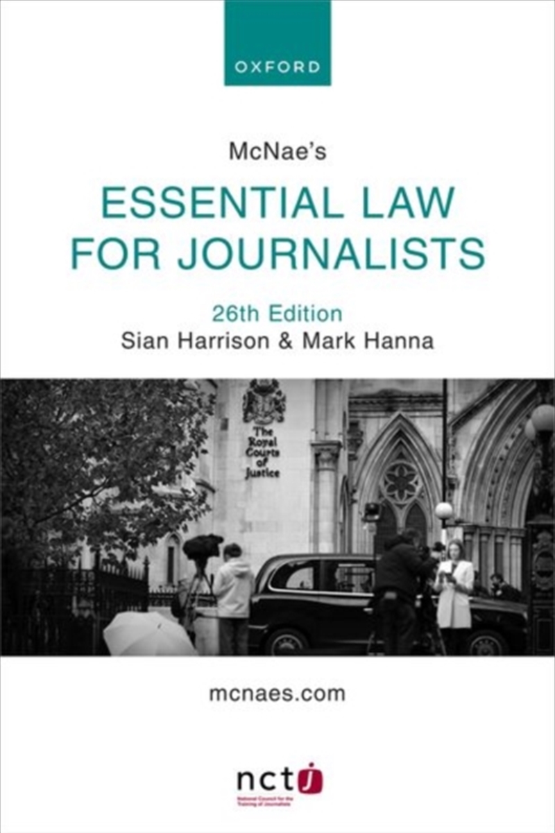 Mcnae's Essential Law For Journalists/Product Detail/Law