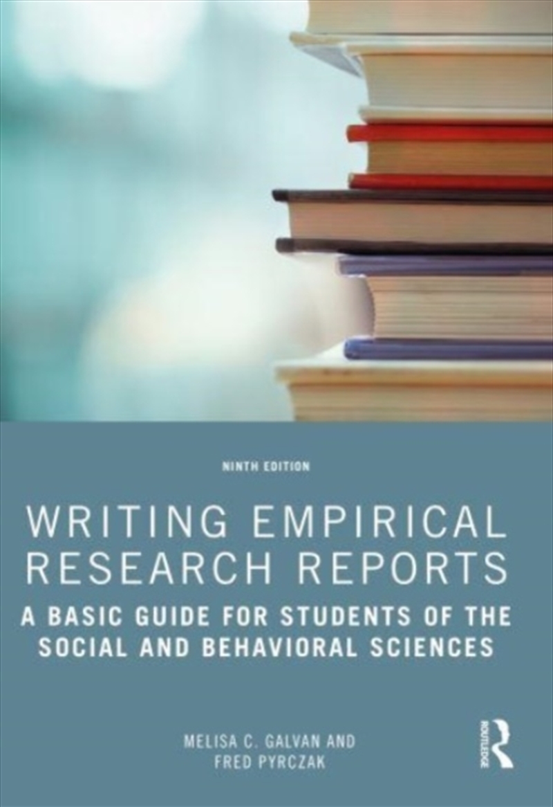 Writing Empirical Research Reports : A Basic Guide For Students Of The Social And Behavioral Science/Product Detail/Society & Culture