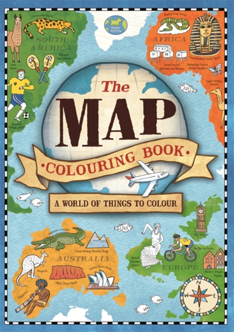 The Map Colouring Book : A World Of Things To Colour/Product Detail/Kids Activity Books