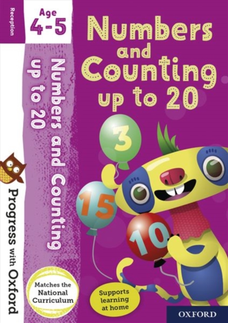 Progress With Oxford: Numbers And Counting Up To 20 Age 4-5/Product Detail/Childrens