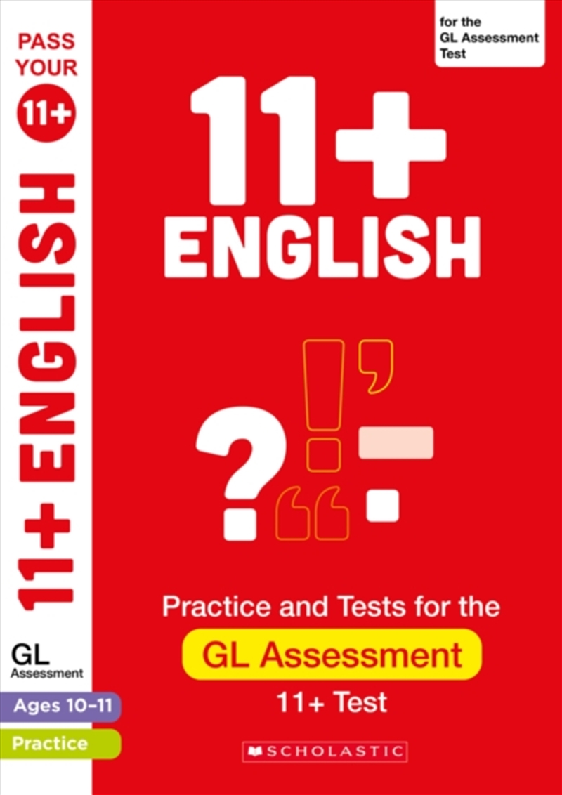 11+ English Practice And Test For The Gl Assessment Ages 10-11/Product Detail/English