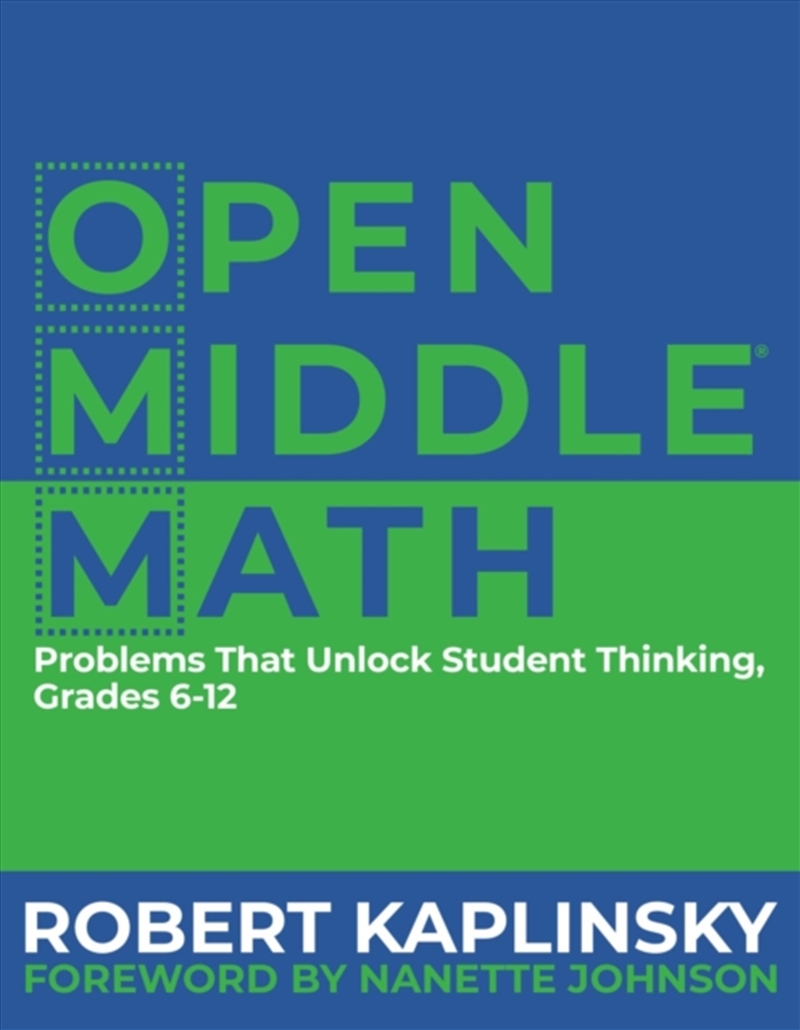 Open Middle Math : Problems That Unlock Student Thinking, 6-12/Product Detail/Science