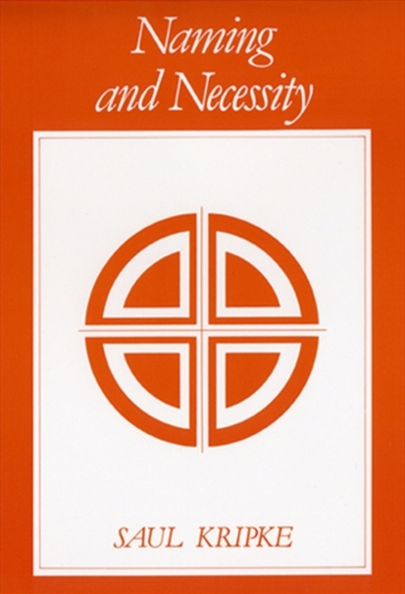 Naming And Necessity/Product Detail/Language & Linguistics