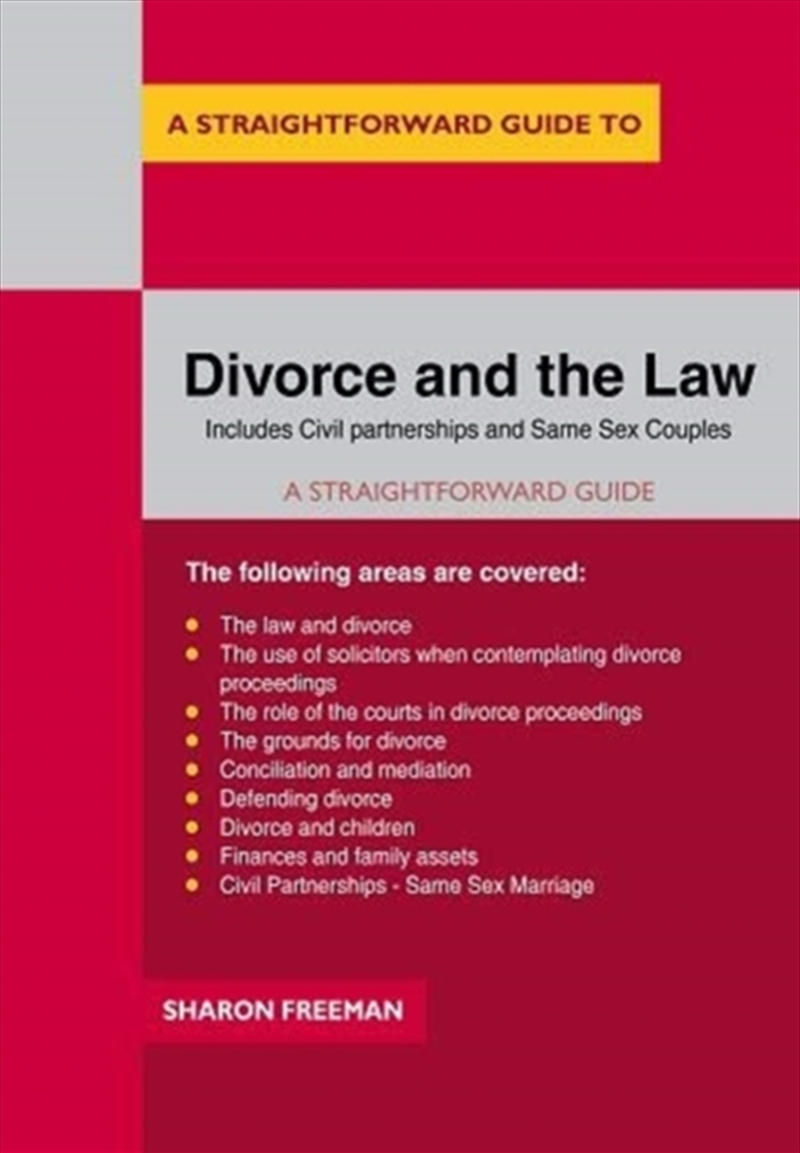 A Straightforward Guide To Divorce And The Law/Product Detail/Law