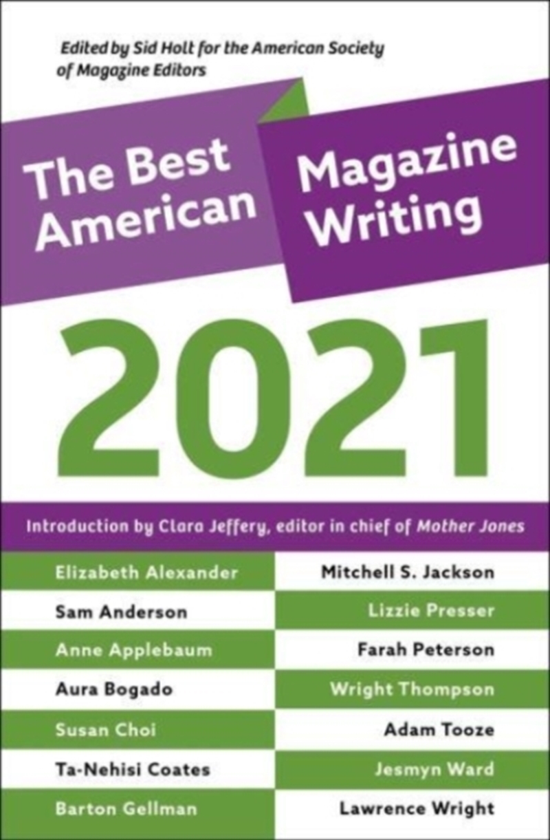 The Best American Magazine Writing 2021/Product Detail/Literature & Poetry