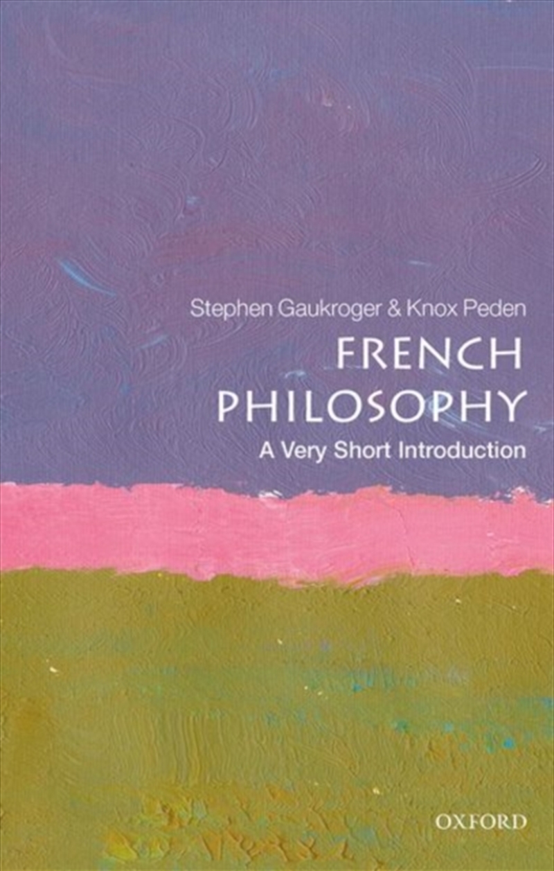 French Philosophy : A Very Short Introduction/Product Detail/Reading