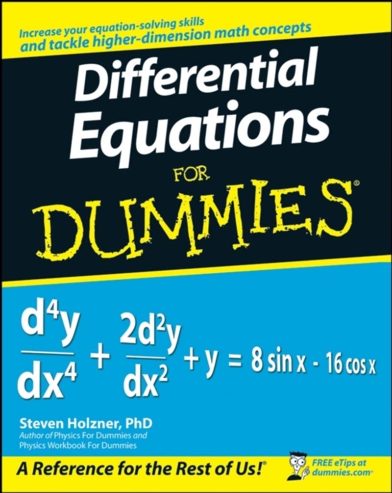 Differential Equations For Dummies/Product Detail/Science