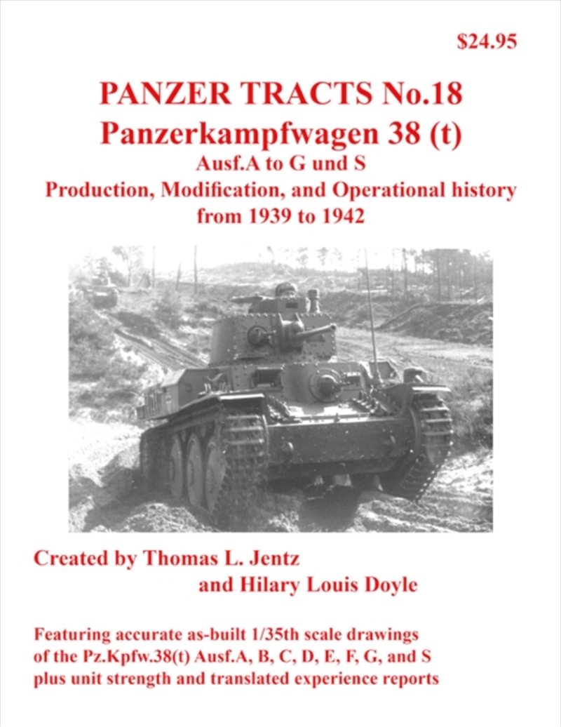 Panzer Tracts No.18: Panzerkampfwagen 38(T)/Product Detail/History