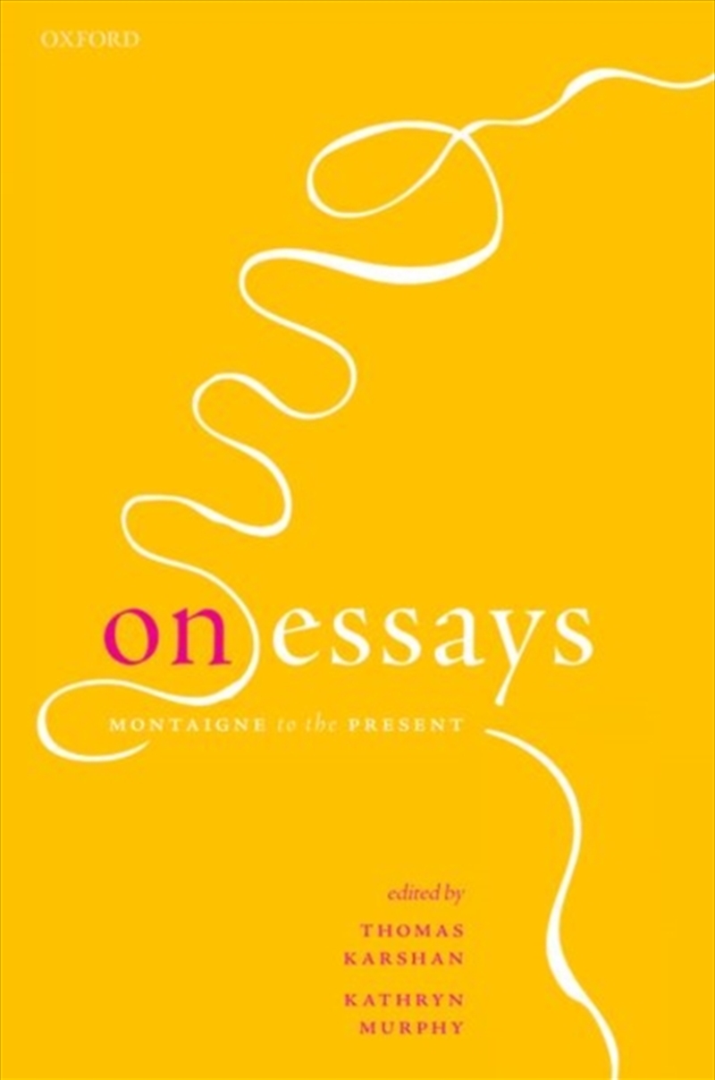 On Essays : Montaigne To The Present/Product Detail/Literature & Poetry