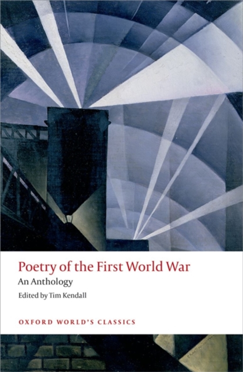 Poetry Of The First World War : An Anthology/Product Detail/Poetry