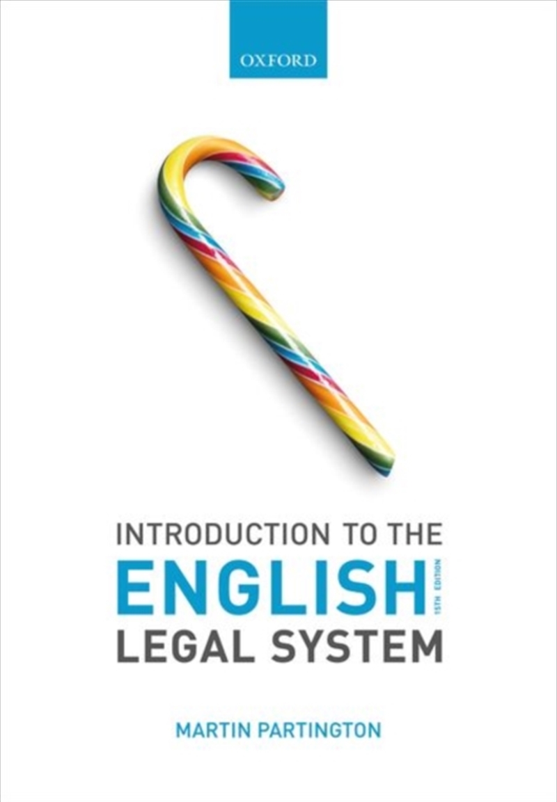 Introduction To The English Legal System/Product Detail/Law