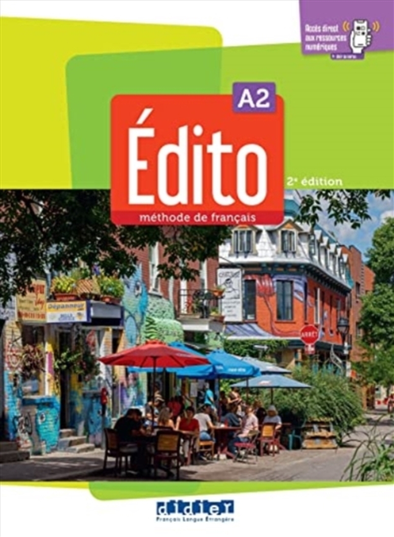 Edito 2E Edition : Livre De L'Eleve A2 + Didierfle.App/Product Detail/Language & Linguistics