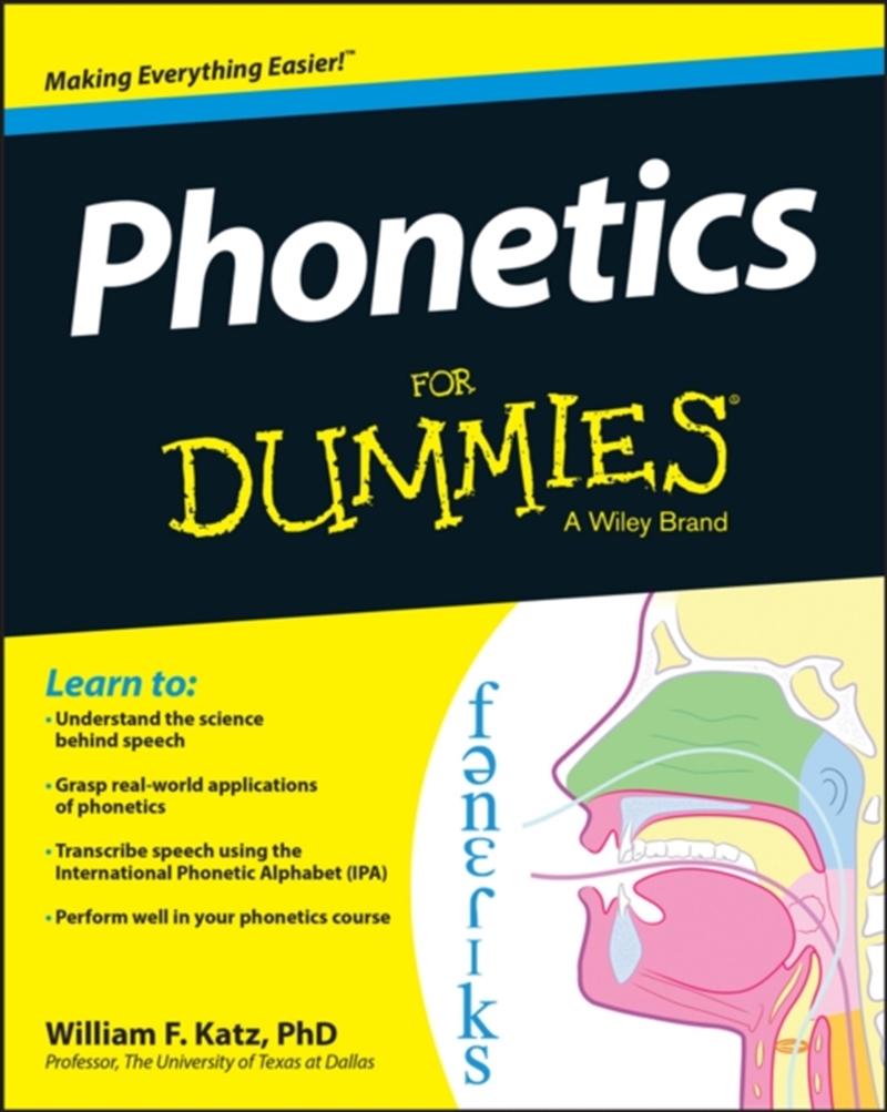 Phonetics For Dummies/Product Detail/Language & Linguistics