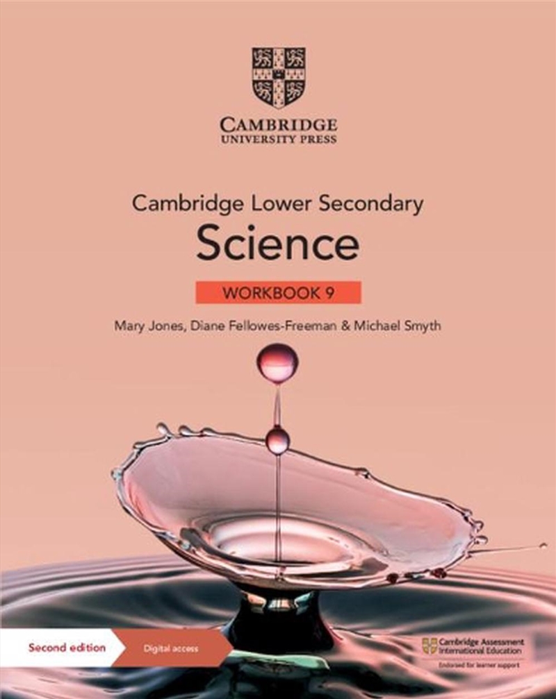Cambridge Lower Secondary Science Workbook 9 With Digital Access (1 Year)/Product Detail/Science