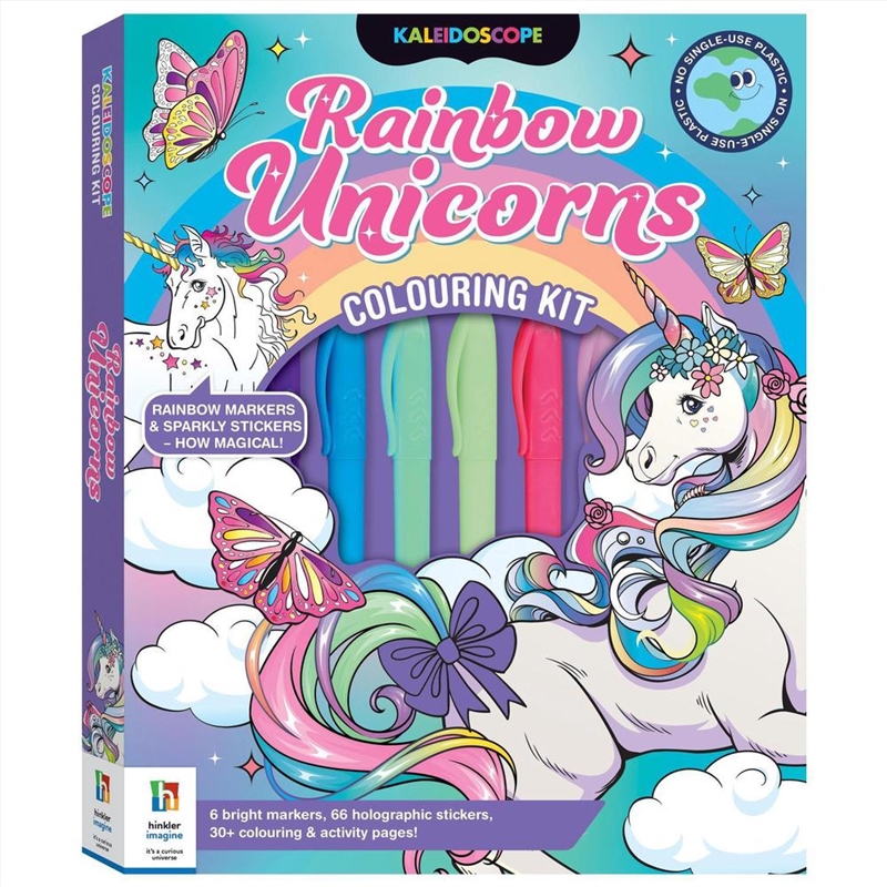 Kaleidoscope Colouring Kit Rainbow Unicorn/Product Detail/Kids Colouring