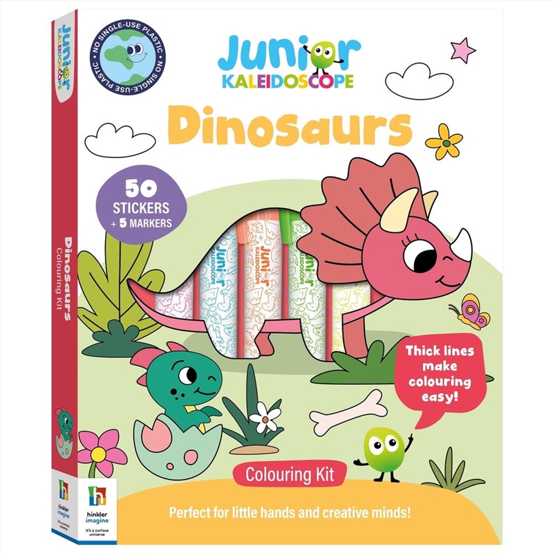 Jr Kaleidoscope Colouring Kit Dino/Product Detail/Kids Colouring