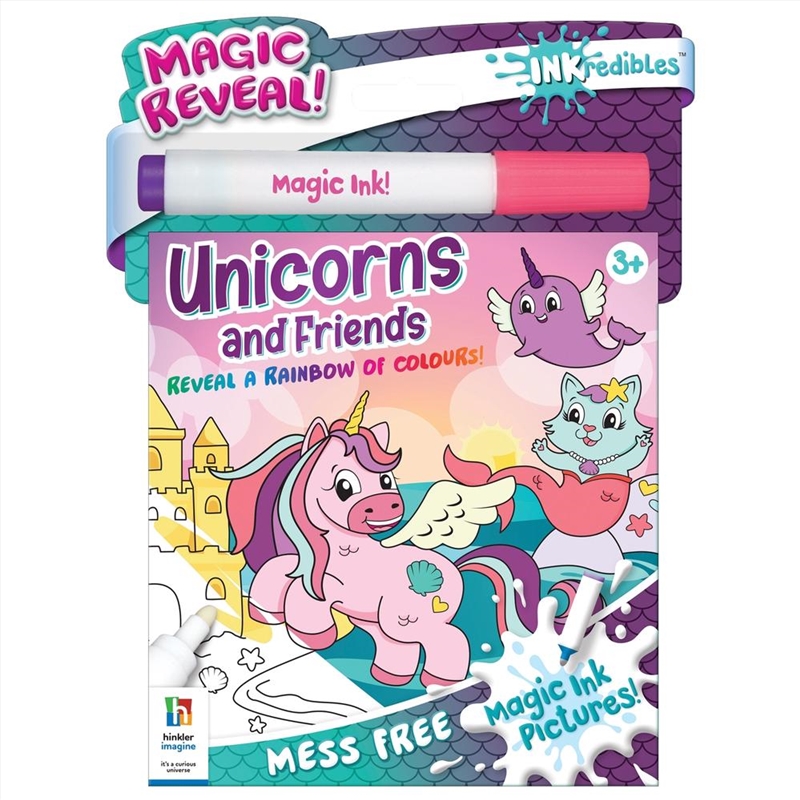 Inkredibles Magic Ink Pic Unicorn Friends/Product Detail/Kids Activity Books