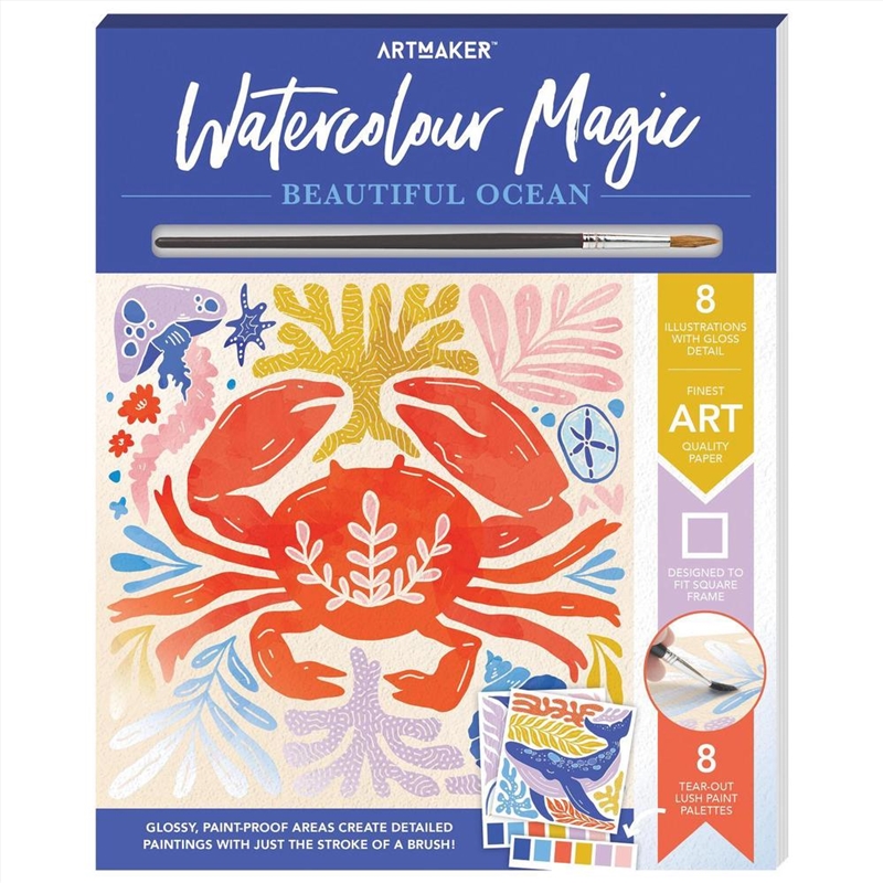 Art Maker Watercolour Magic Ocean/Product Detail/Adults Activity Books