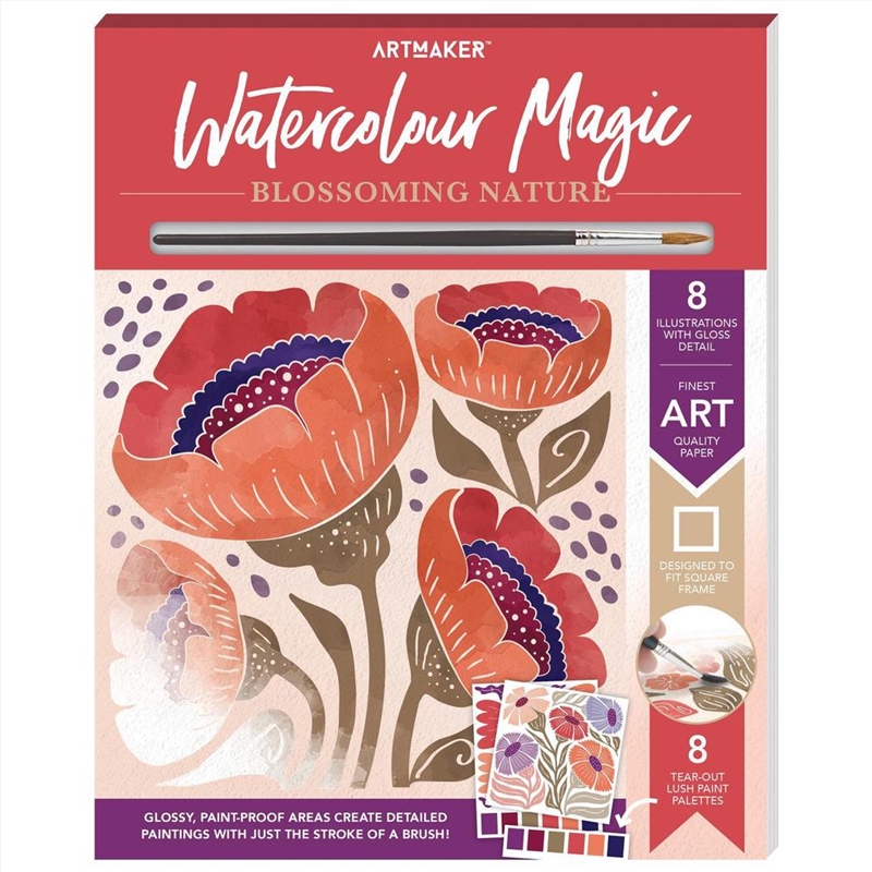 Art Maker Watercolour Magic Nature/Product Detail/Adults Activity Books