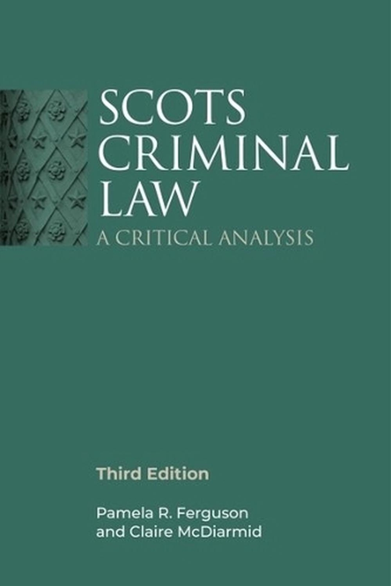 Scots Criminal Law/Product Detail/Law