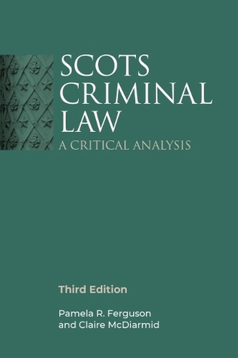 Scots Criminal Law/Product Detail/Law