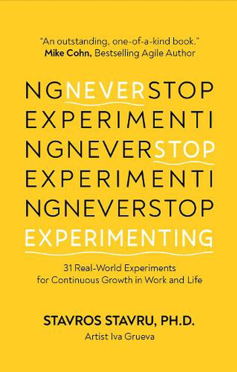 Never Stop Experimenting/Product Detail/Business Leadership & Management