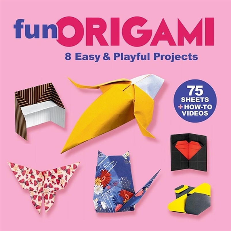 Fun Origami: 8 Easy & Playful Projects With 75 Sheets Of Origami Paper + How-To Videos/Product Detail/Crafts & Handiwork