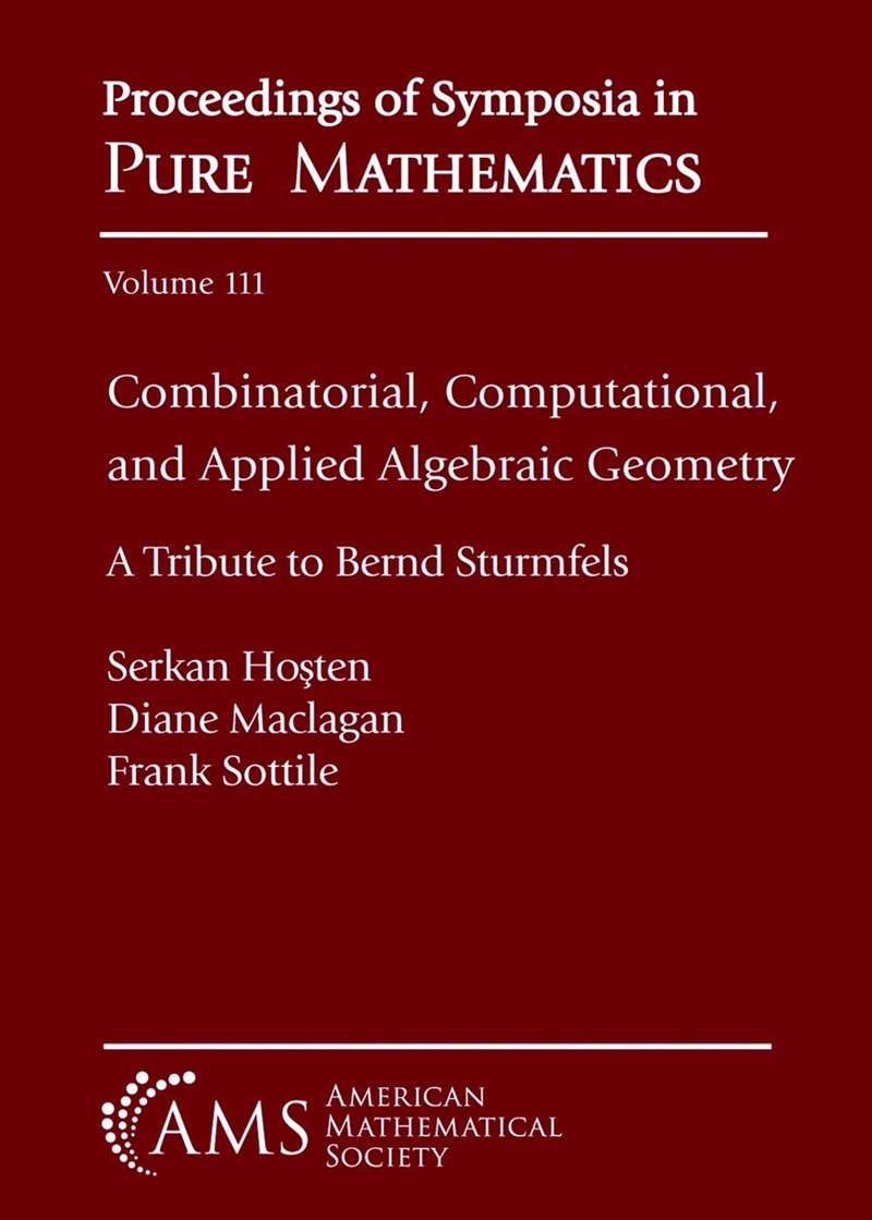 Combinatorial, Computational, And Applied Algebraic Geometry/Product Detail/Maths