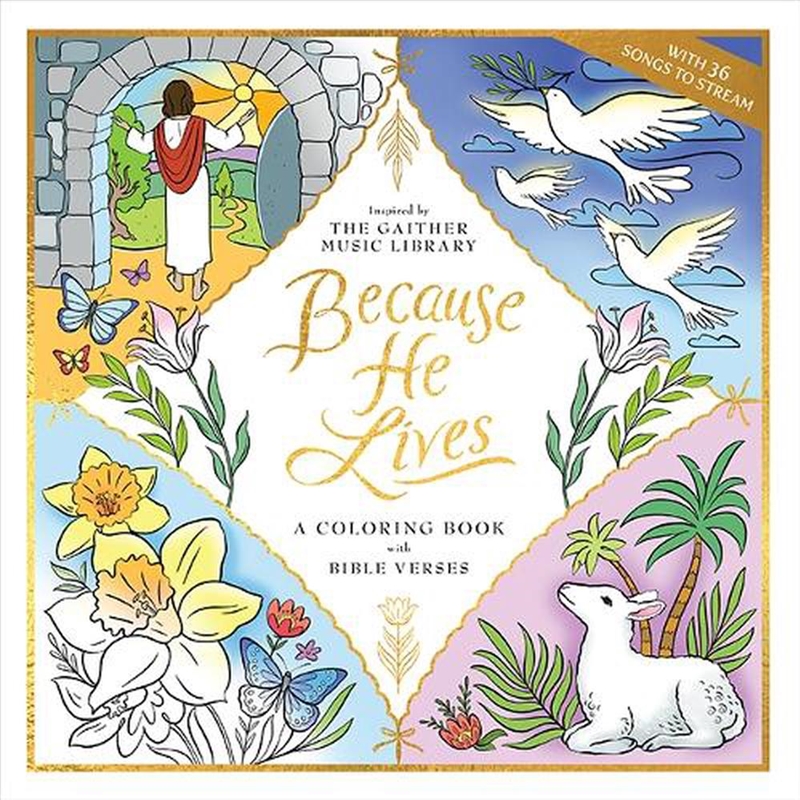 Because He Lives: A Coloring Book With Bible Verses/Product Detail/Crafts & Handiwork