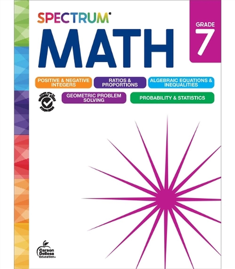 Spectrum Math Workbook Grade 7/Product Detail/Maths