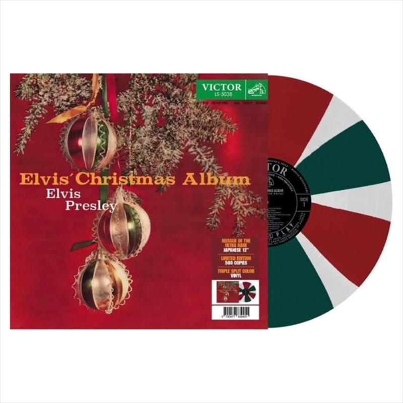 Elvis' Christmas Album: Japan - Limited Quattro Red, White & Green Vinyl/Product Detail/Christmas