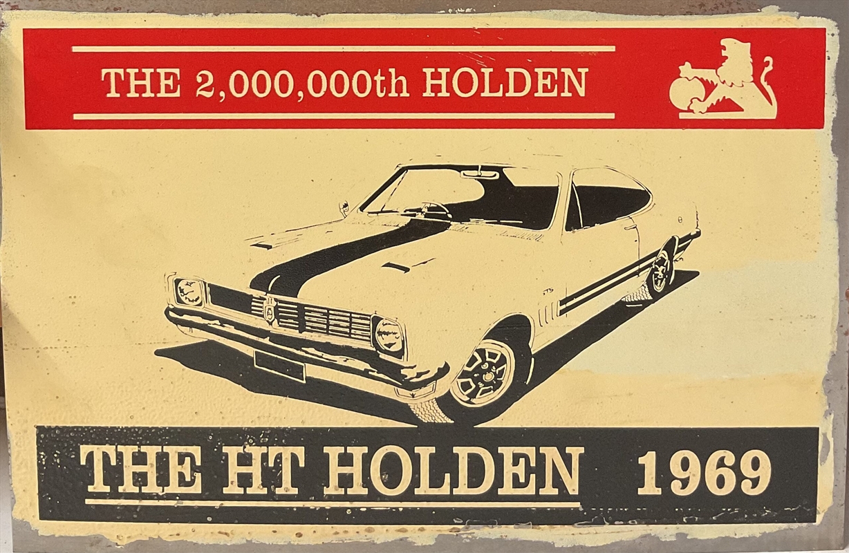 The Ht Holden 1969 Tin Sign/Product Detail/Posters & Prints