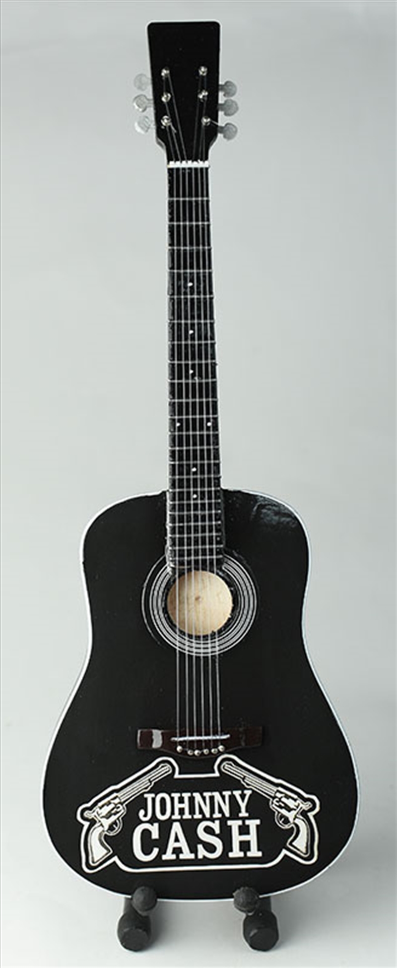 Miniature Acoustic Guitar Johnny Cash Two Gun/Product Detail/Collectables